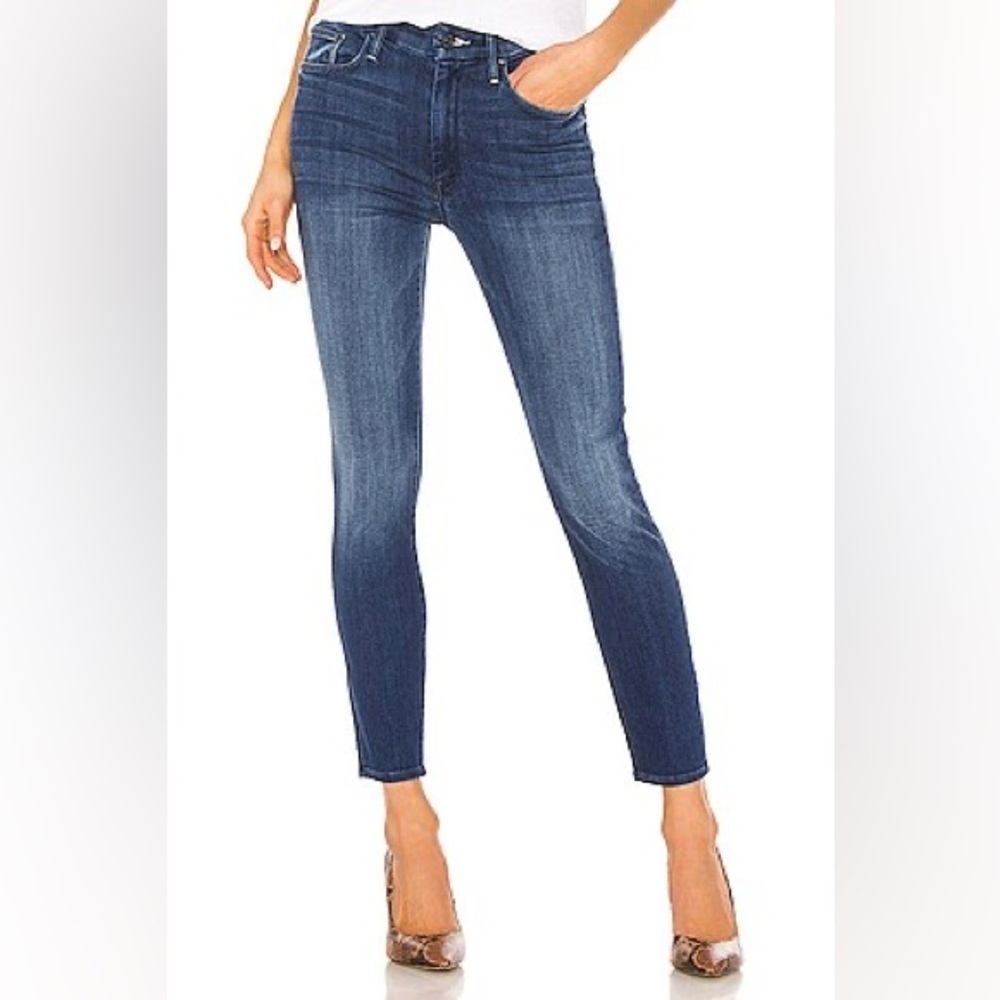 MOTHER High Waisted Looker Ankle in The Road To Paradise